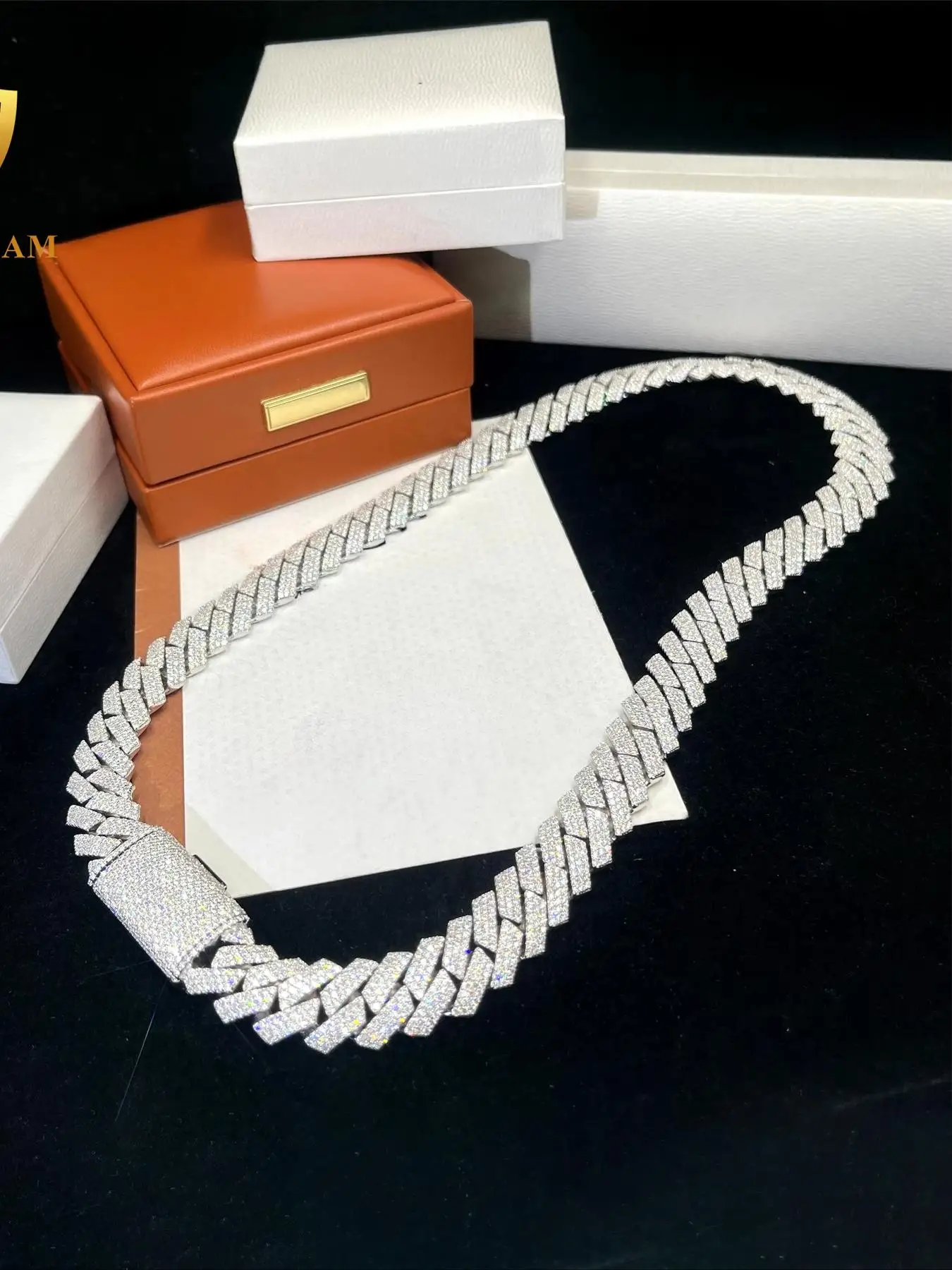 20Mm DVVS Cuban Chain Necklace, Hip-hop Jewelry, Unisex,high-precision Heavy-duty Cuban Chain,heavy-duty Thick Version Design