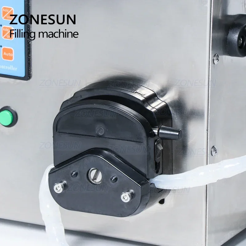 ZONESUN Semi-Automatic Small Perfume Olive Oil Bottles Liquid Filling Machinery For Cosmetic