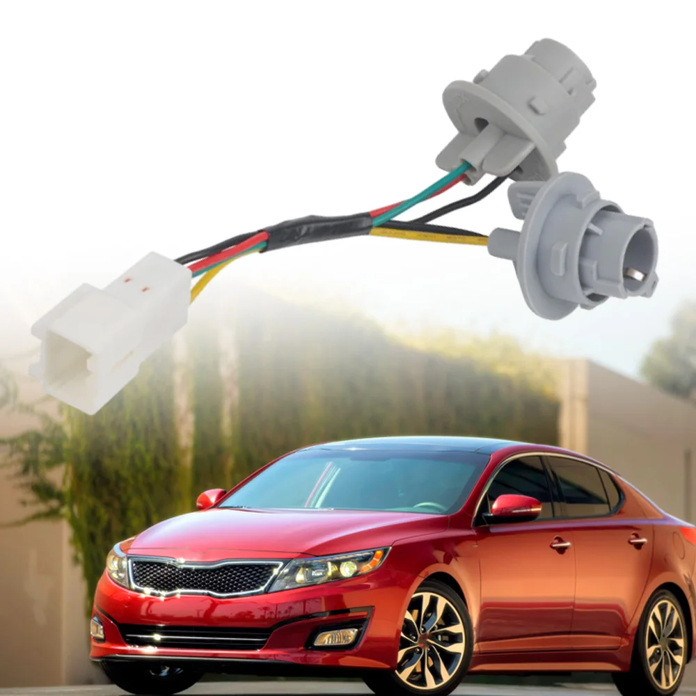 

For Kia Optima 2014-2015 4 Pins Car Rear Tail Lamp Socket Wiring Harness 92451-4C500, 924514C500