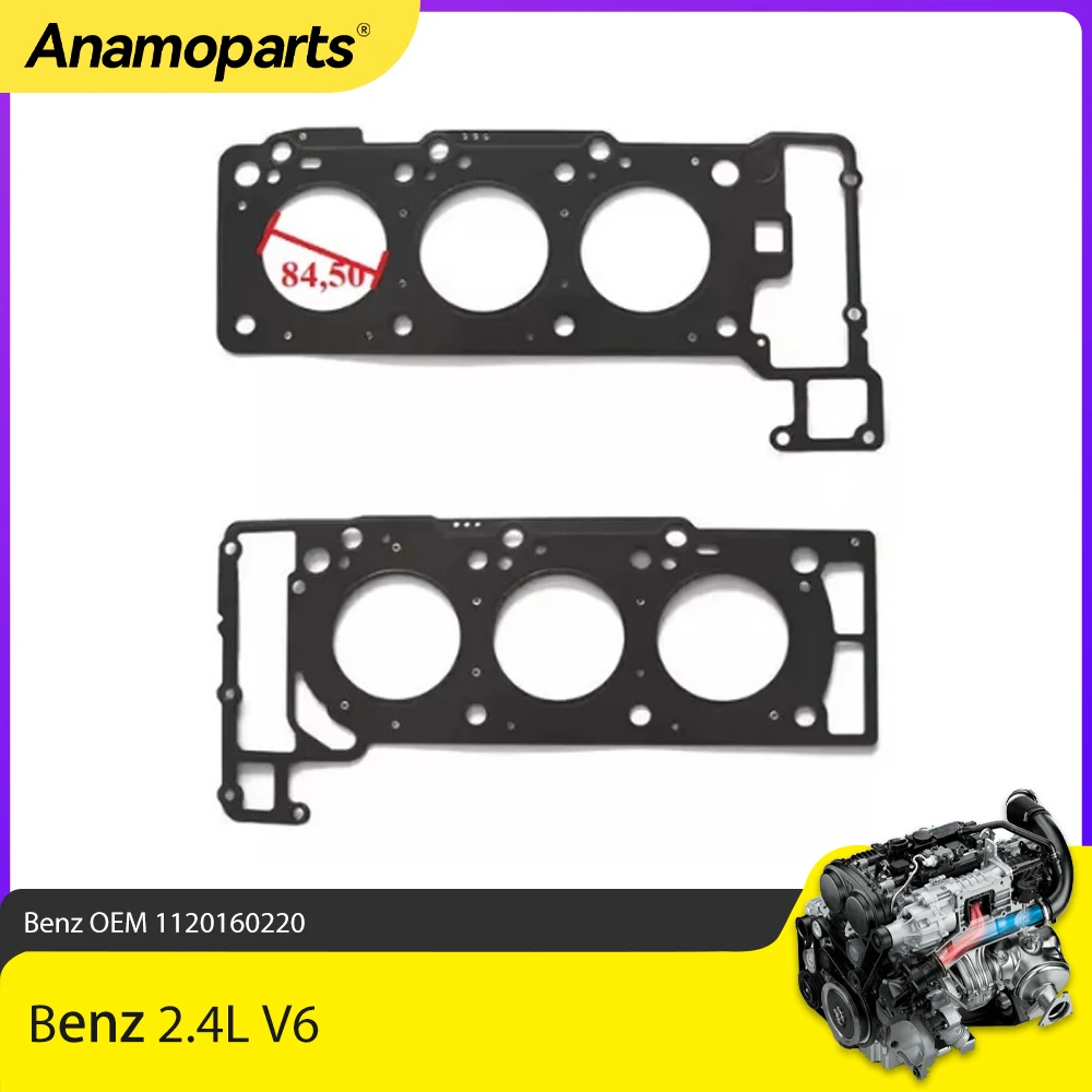 Engine Cylinder Head Gasket Parts Fit 2.4 L For Mercedes-Benz 2.4L V6 M112 1993-2003 OEM 1120160220 1120160120