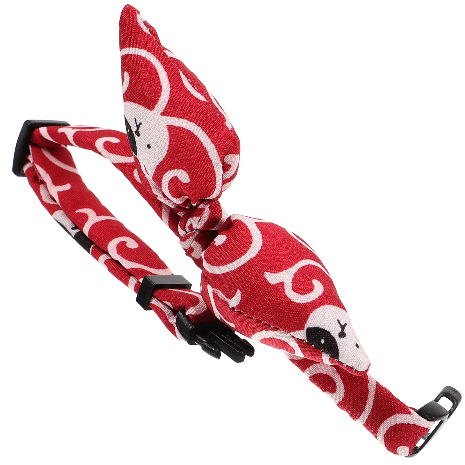 

Pet Collar Bowtie Red S-size Adjustable Decorative Puppy Dog Cat Collar Safe Comfortable Holiday Party Accessories