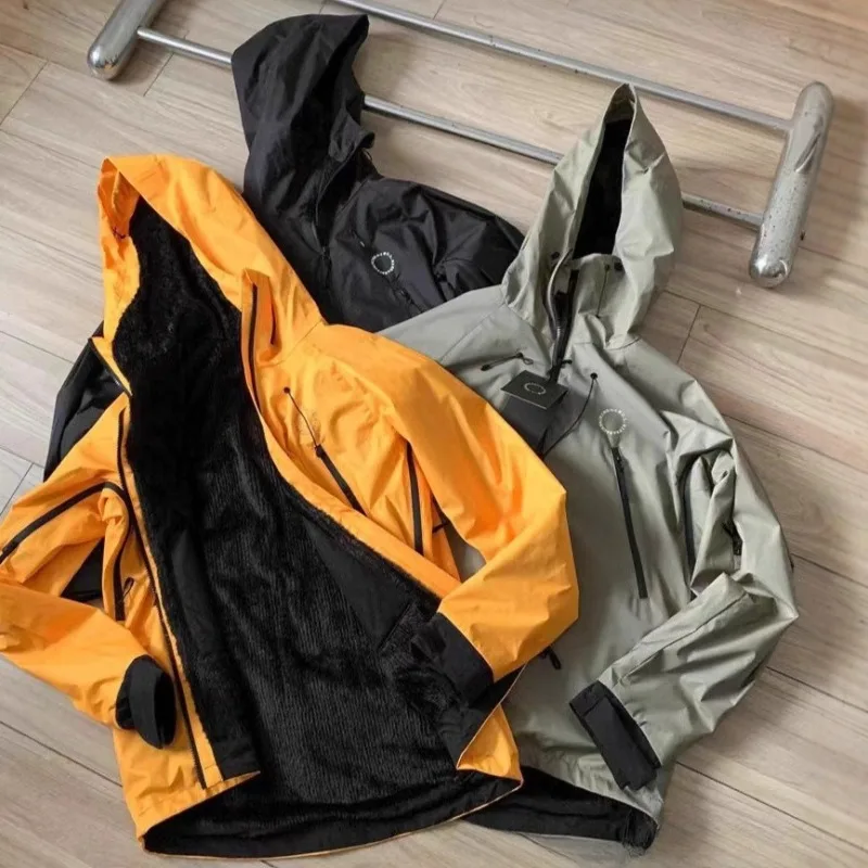 

Yamatomichi флисовые плащи на молнии японские мужские и женские высококачественные альпинистские горные сохраняющие тепло водонепроницаемое ветрозащитное пальто топы