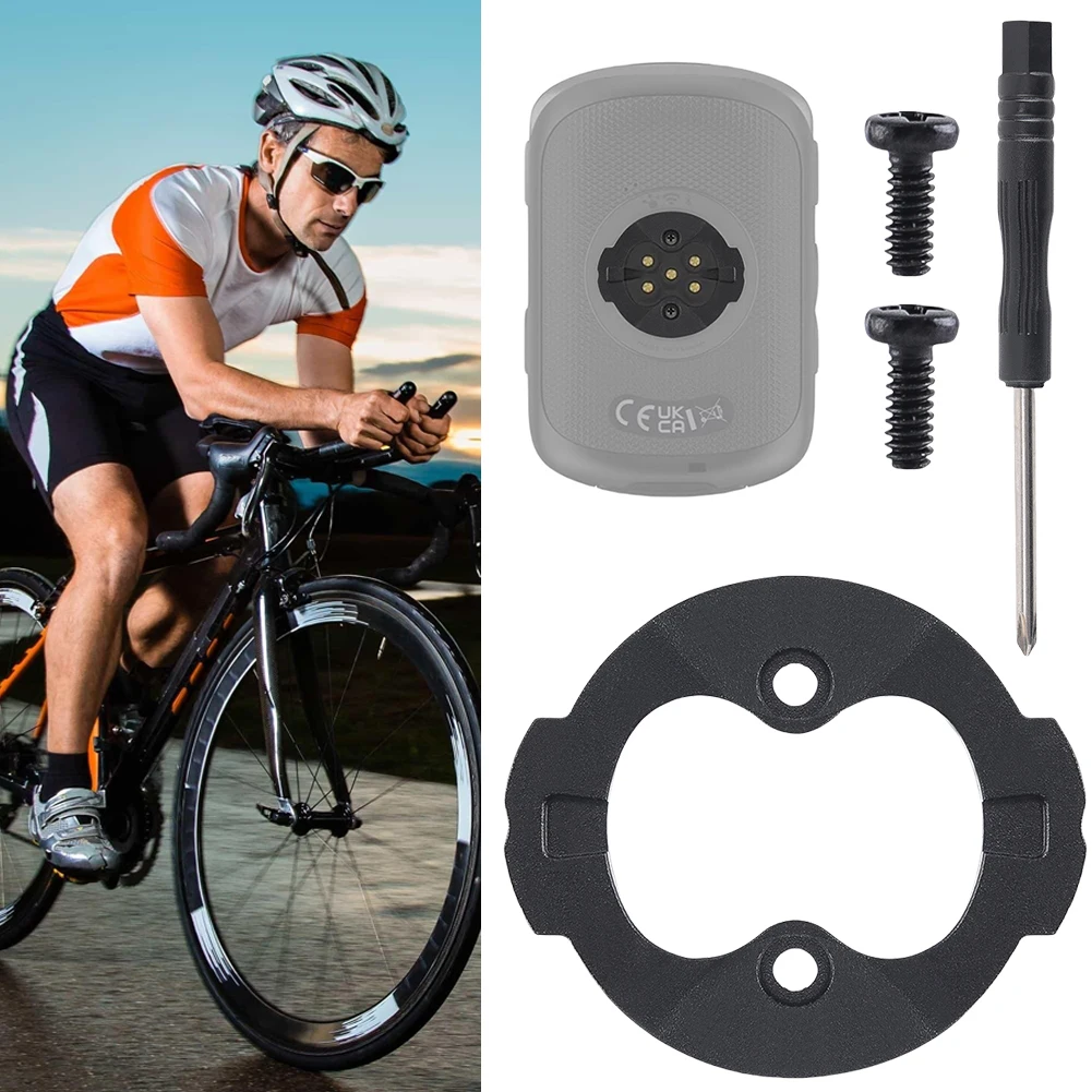 Bike Stopwatch Holder Base Male Seat Repair Parts Bike Computer Bracket Base Repair Broken Part for Garmin 540/840 Replacement