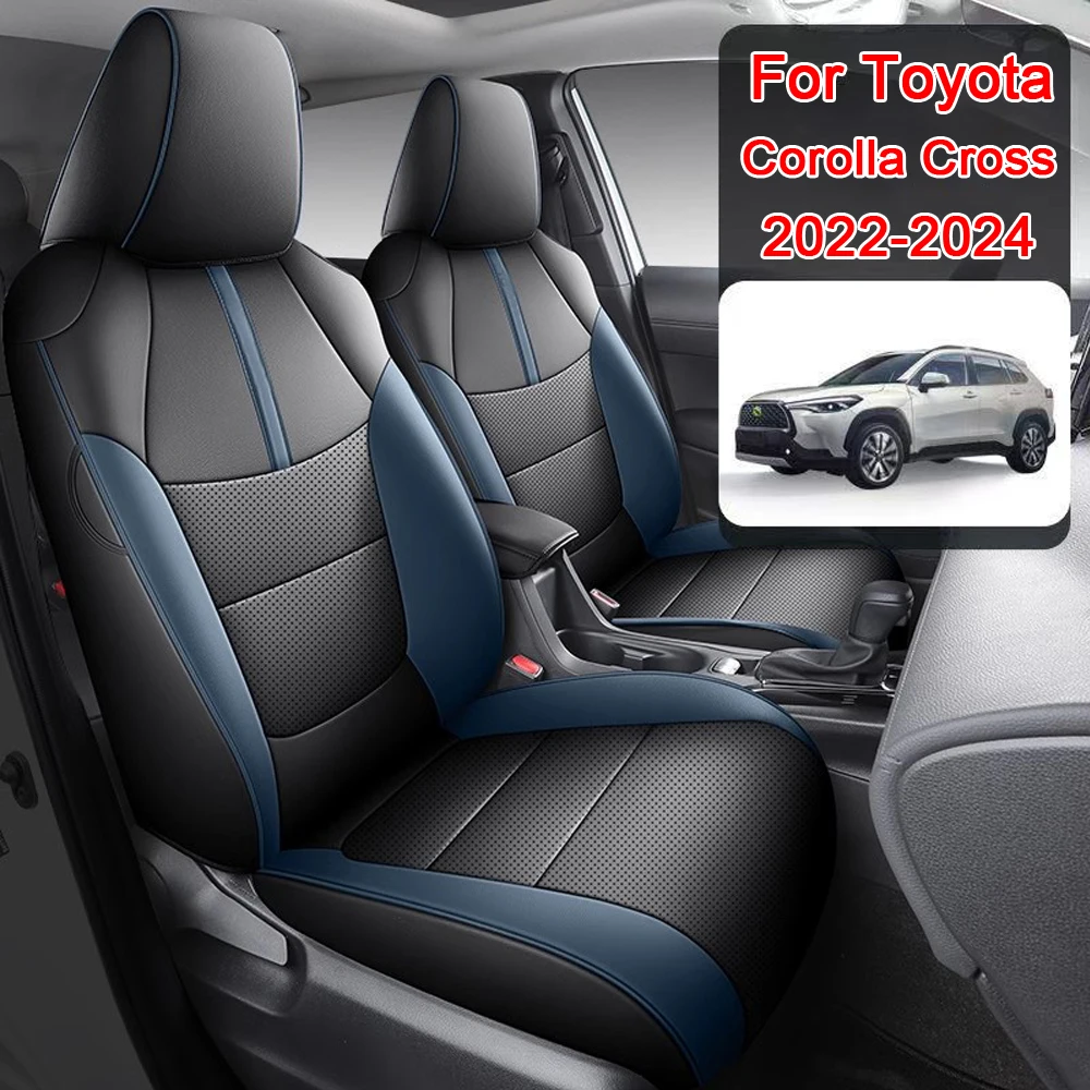 Custom Car Seat Covers For Toyota Corolla Cross SUV 2022 2023 2024 Seat protection Pad Car Seats Covers interior Accessories