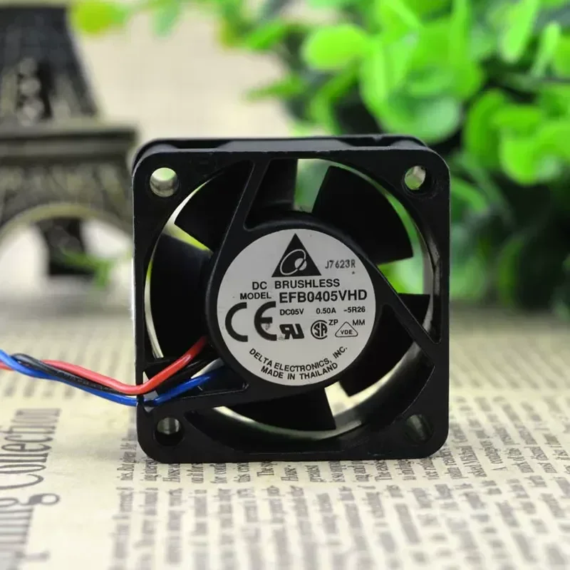 for Delta EFB0405VHD 4020 4cm 5V 0.50A 3-wire Server Inverter Chassis Fan