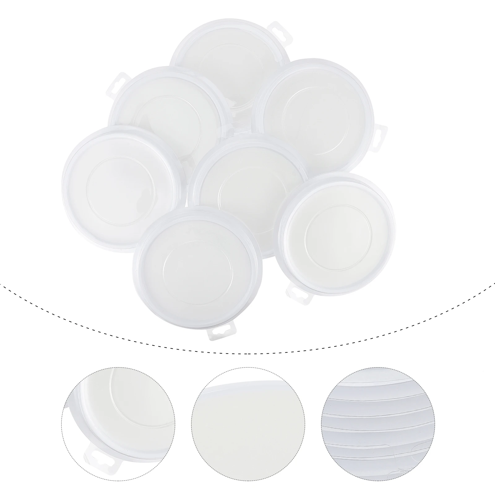 10 قطعة منصات ختم فارغة الاطفال فنجر اللوحة منصات الحبر لا لون الملء DIY بها بنفسك الكتابة على الجدران متعددة الأغراض رياض الأطفال لوازم الفن #3