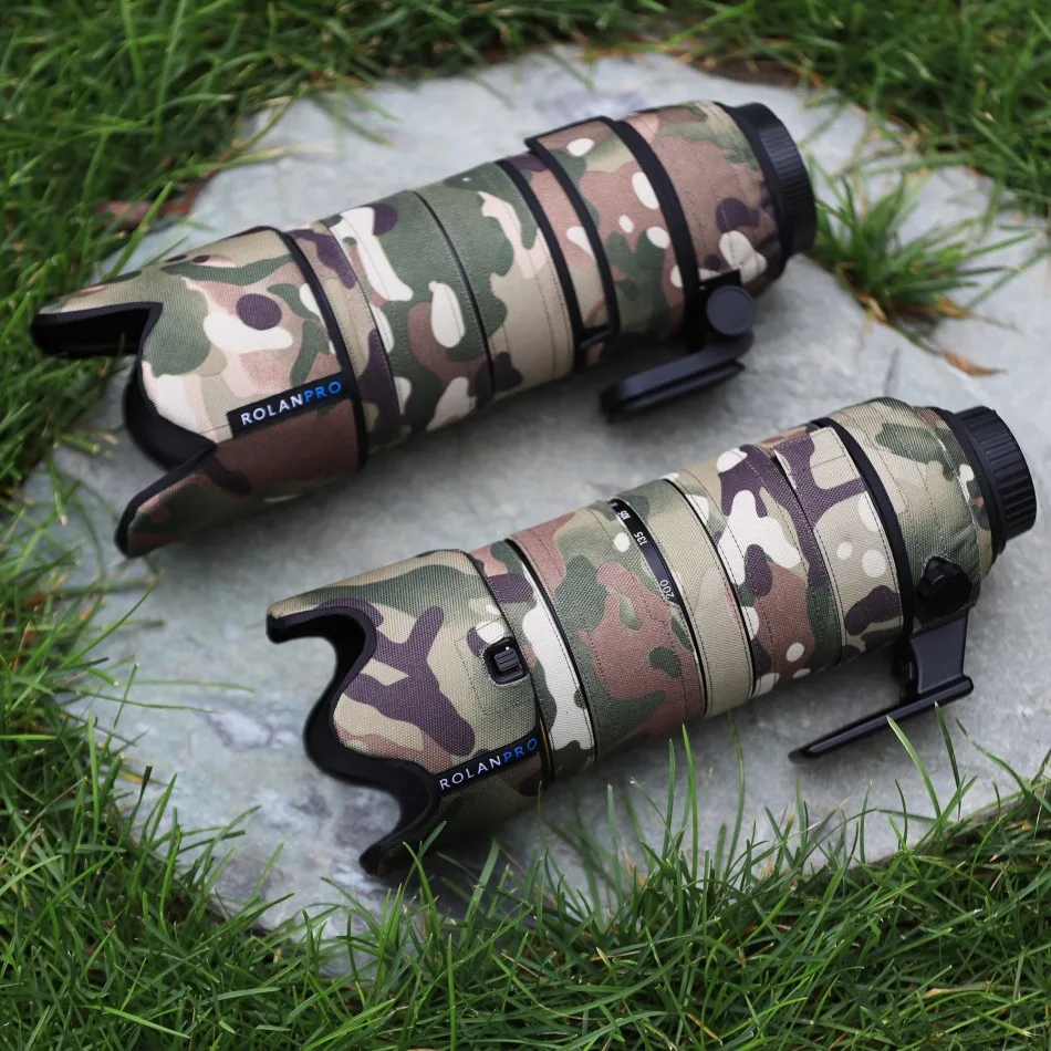 

ROLANPRO Camouflage Lens Coat For NIKON AF-S 70-200mm F2.8 E FL ED VR Waterproof and Rainproof Lens 70200 Protective Cover