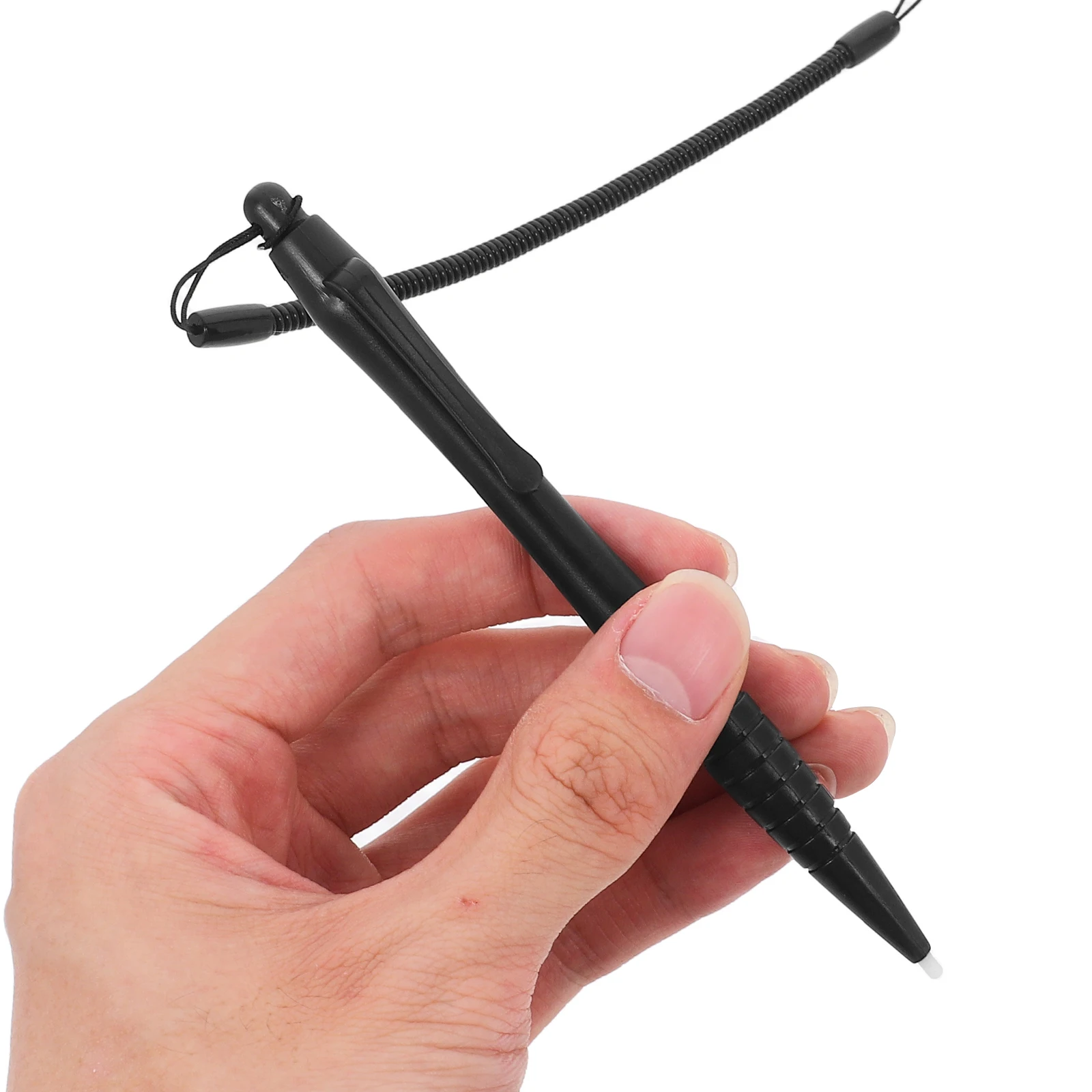 

6pcs Precision Touch Stylus Pens For Resistive Screens Anti-Scratch Anti-Lose Lanyard Strap Portable Touch Screen Pen With Cap