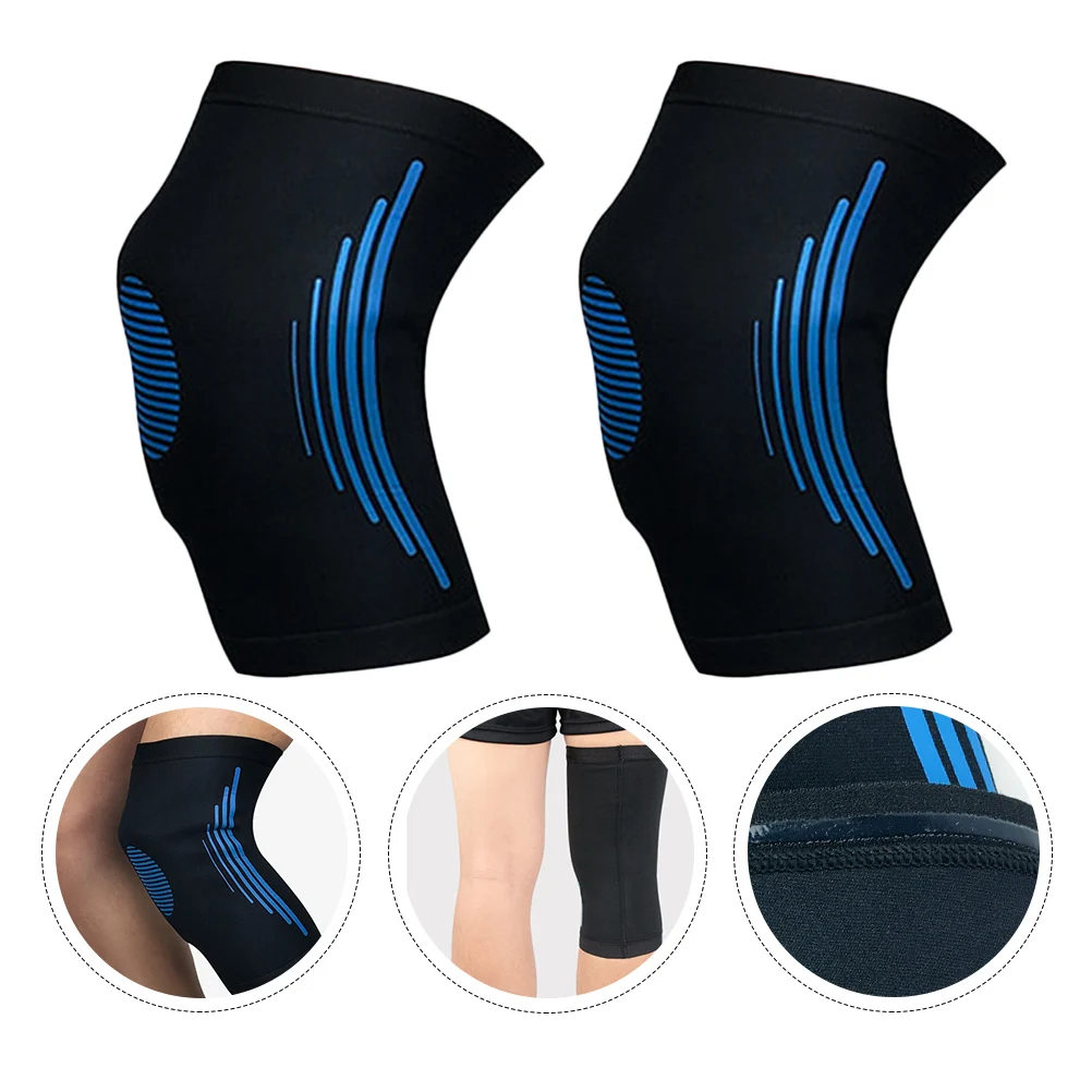 

Knee Protector Pads Compression Support Brace Safety Lightweight Comfortable Washable Breathing Elastic Fitness