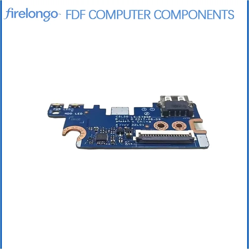 For HP 15-BS Series Laptop Card Reader USB Board with Cable LS-E795P Replacement Part
