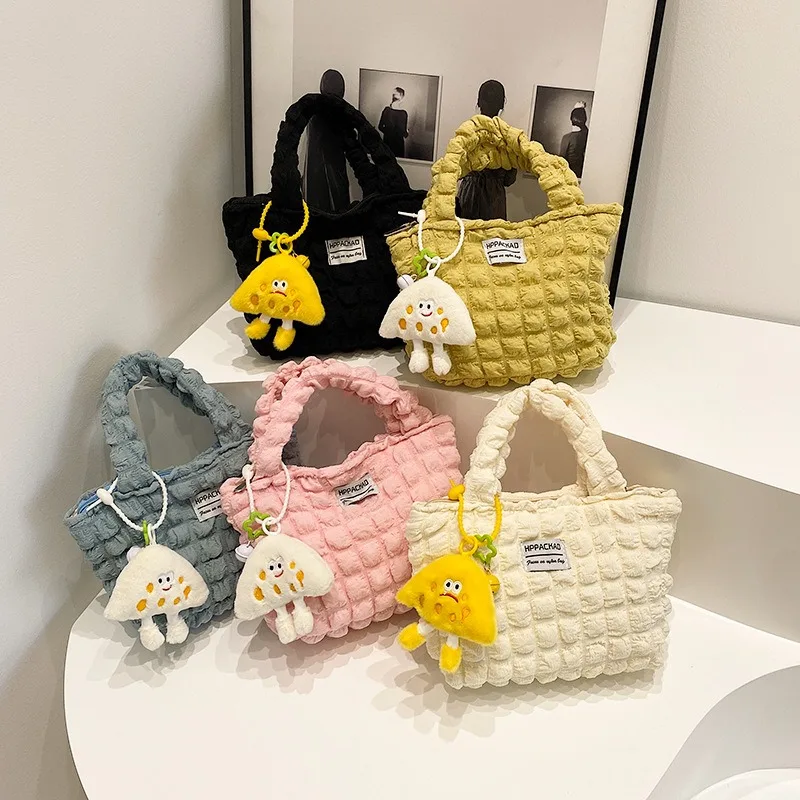 

2025 New Stylish Pleated Tote Bag for Women