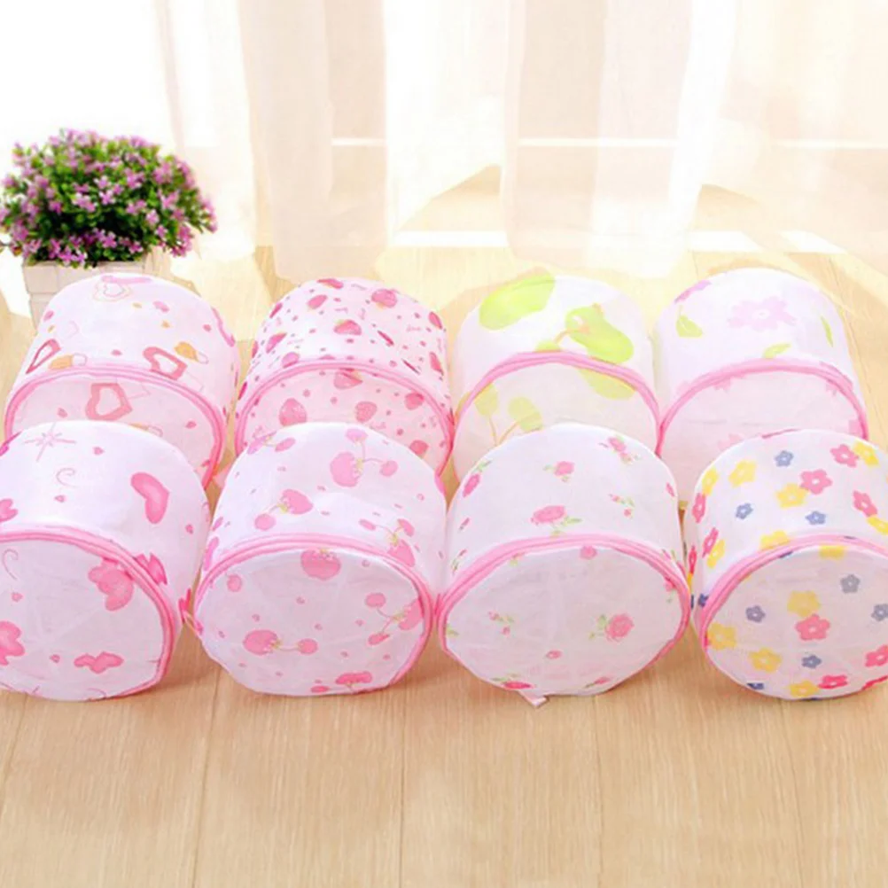 

4pcs Mesh Laundry For Delicates Underwear Washing Machine Storage Travel 3-Pack 2- -Pack 5L 3L 1.5L Blue Pink Grey Black