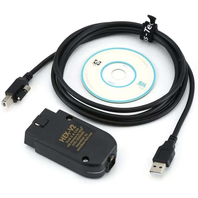 für VCDS Vag Com Hex V2 V26.3 V25.3 Vagcom Schnittstellenkabel OBD2-Scanner Diagnosegerät Audi Skoda VW Auto 2026 Vollständig Original