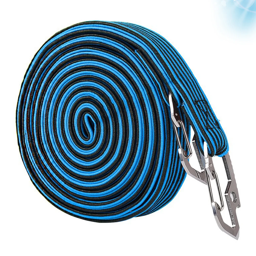 

Elastic Strap Binding Rope Durable Carbon Steel Nylon Latex Bike Luggage Racks Motorcycles Trunk Accessories Bag Buckle Cord