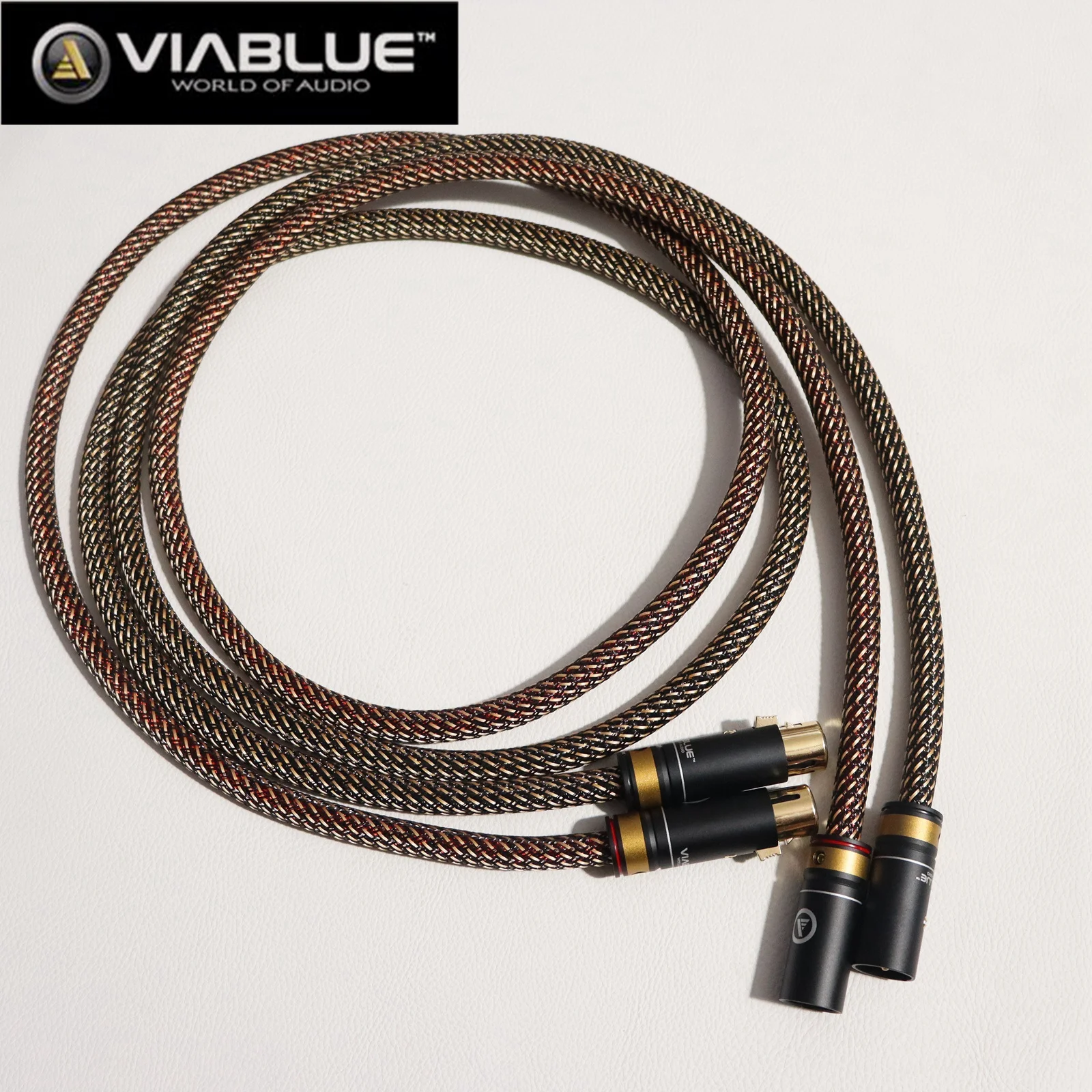 1 pair Viablue original EPC audiophile grade XLR audio wire CD power amplifier High Fidelity audio balanced interconnect cables