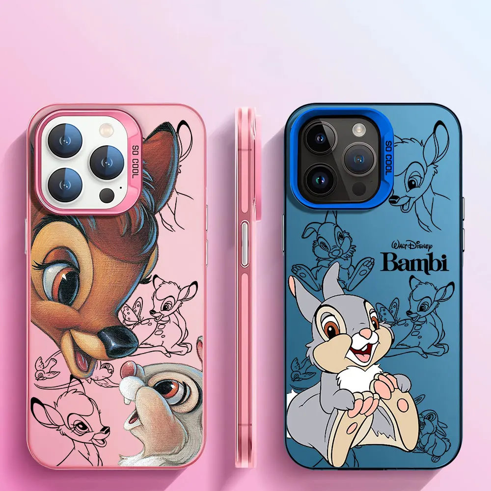 Disney Deer and Rabbit Phone Case for Samsung Galaxy S24 Plus S20 S23 FE S22 Plus S21 Ultra S20 FE Note 20 S23 Ultra Soft Cover