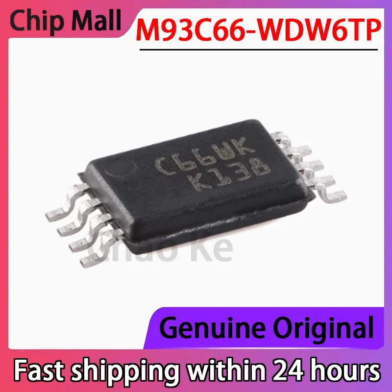 

10PCS Original Genuine M93C66-WDW6TP TSSOP-8 4Kbit MICROWIRE Serial Access EEPROM