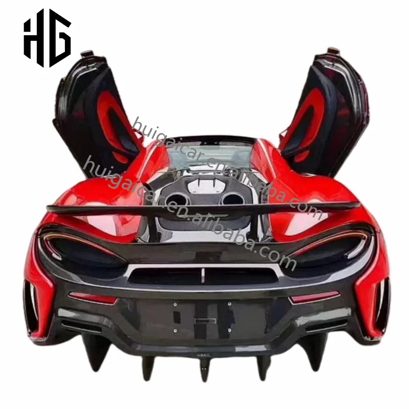 

600lt Style Carbon Fiber Rear Bumper Body Kit for McLaren 540C 570s 570GT Upgraded 600LT Car Rear Bumper Body Kit