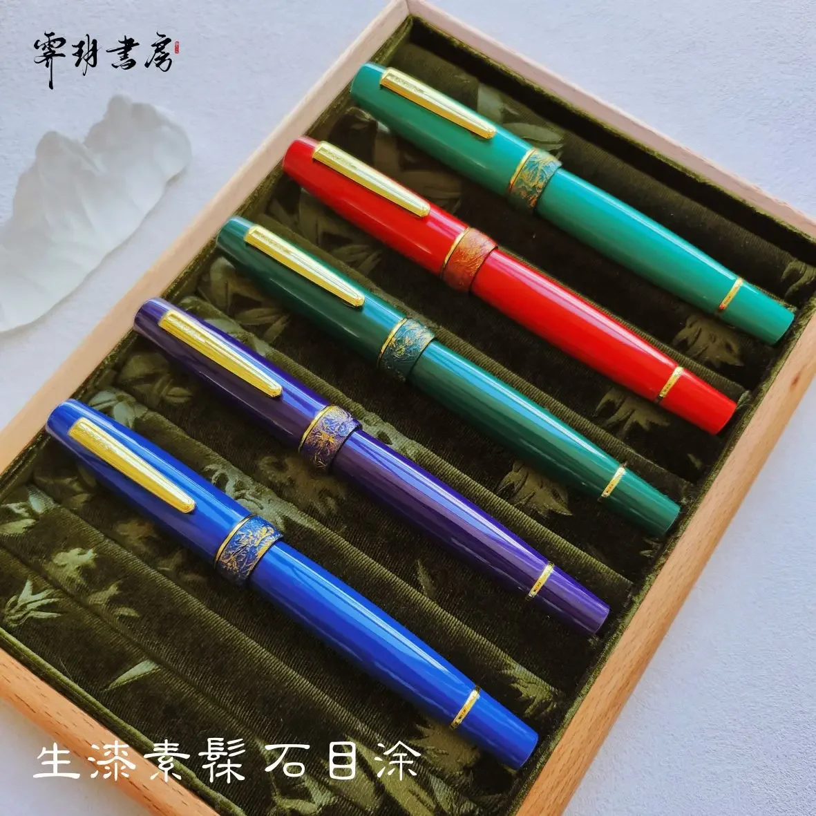 New SELMY Hand Made Lacquered Cumberland Hard Rubber Schmidt/BOCK NO.6 Nib Fountain Pen Business Student Stationery Writing Gift