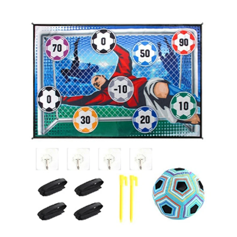 Ensemble de jeu de football en polymère pour enfants, jouets de football d'intérieur et d'extérieur, jeux de football compétitifs multijoueurs, entraînement de football, cadeaux pour garçon