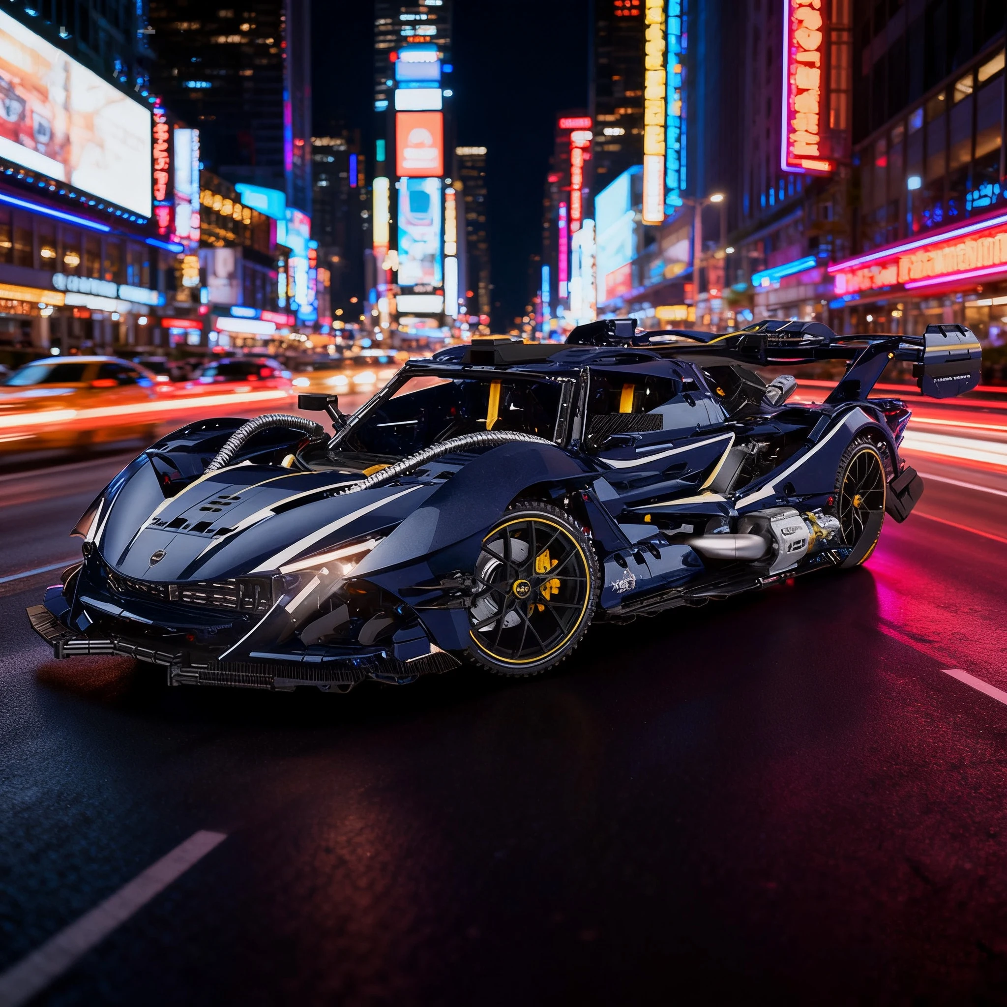 

1:8 технический Lambo гоночный спортивный автомобиль строительный блок городской механический скоростной автомобиль модель кирпичные игрушки для детей подарок на день рождения MOC