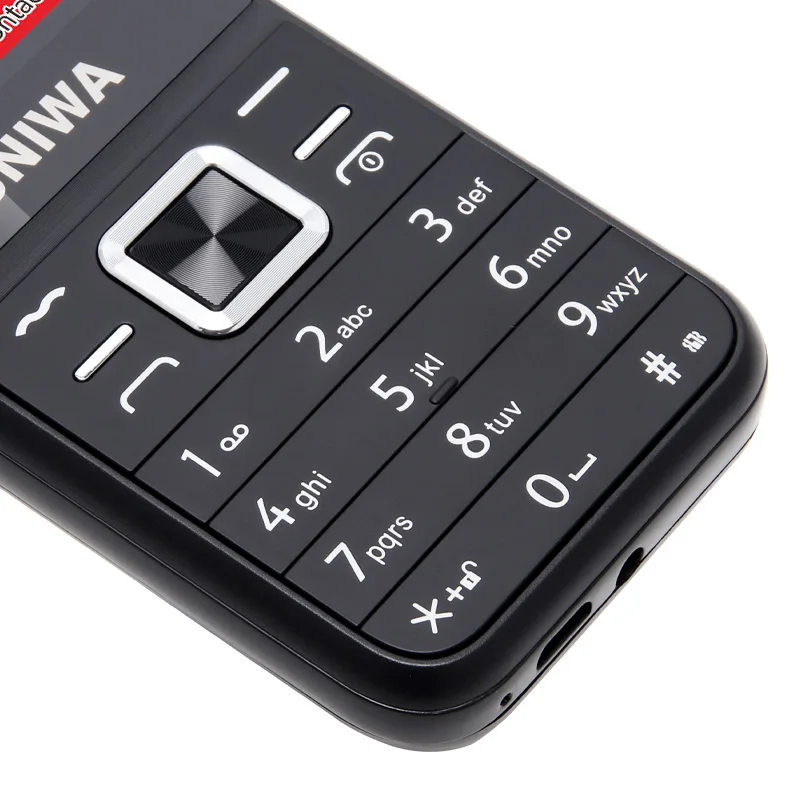 Uniwa-الهاتف الذكي e1802 ، 2g gsm ، gsm ، لوحة المفاتيح ، مع زر ضغط ، خدمة طويلة ، راديو fm