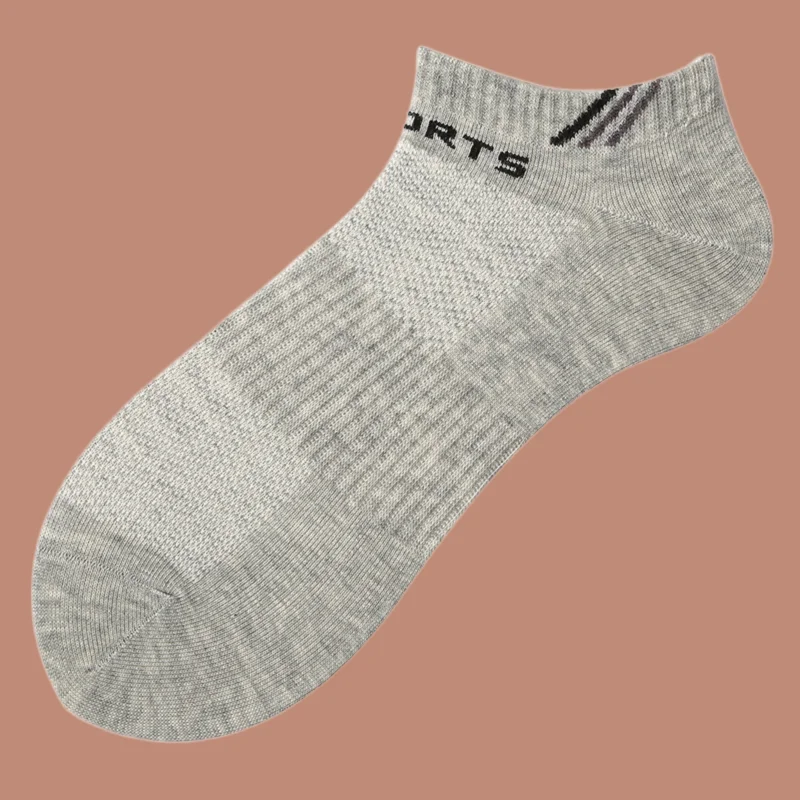 Chaussettes carillon respirantes absorbant la sueur pour garçons, chaussettes de bateau pour garçons, chaussettes courtes d'été pour adolescents, 5/10 paires