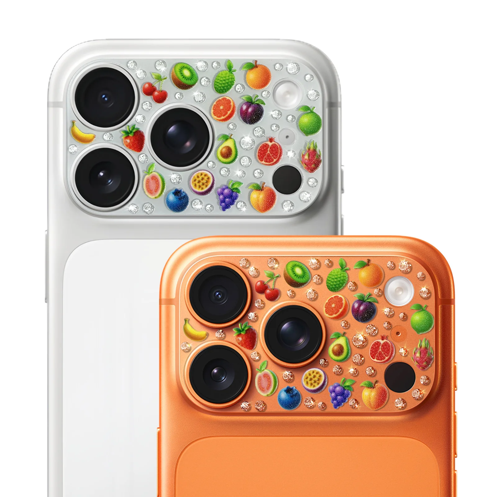 لون الماس 9H HD حامي عدسة الكاميرا آيفون 17 برو 17 برو ماكس حلقة معدنية عدسة الزجاج المقسى فيلم غطاء #5