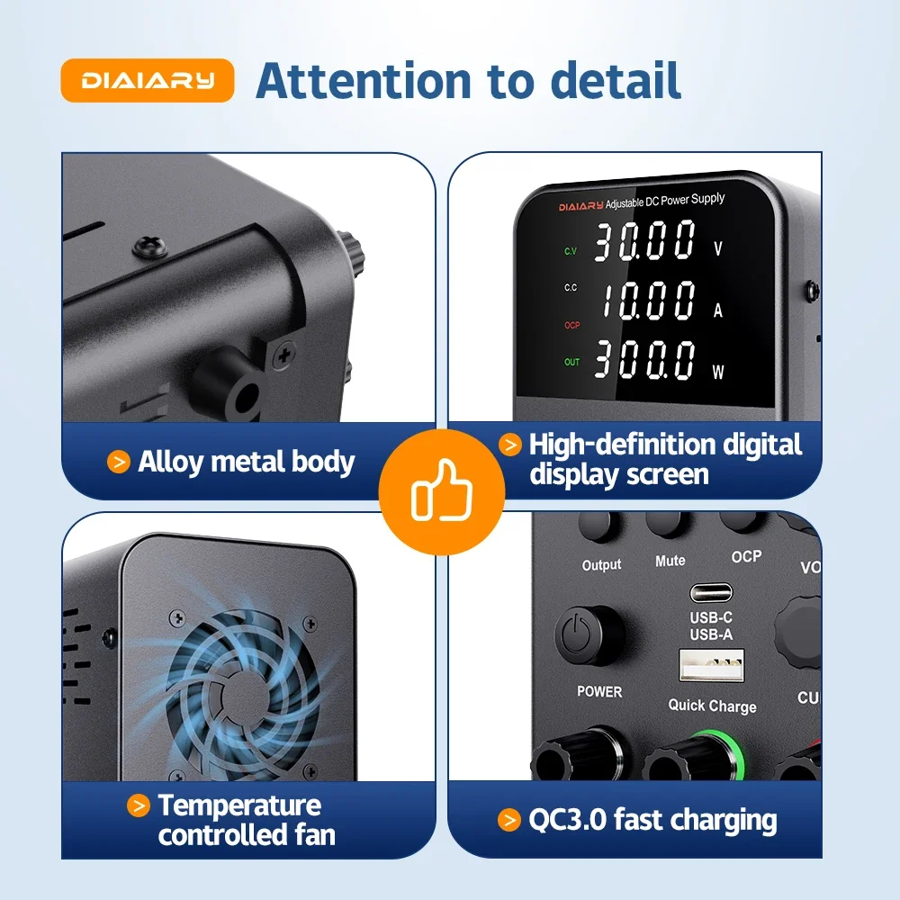 Imagem -05 - Switching Power Supply Laboratório Bps3010 30v 110v 220v 10a Ajustável dc