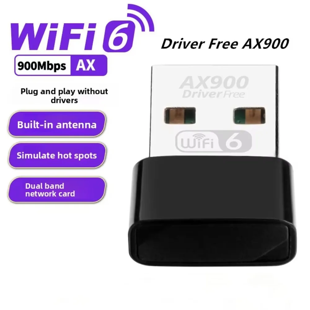 adaptador-usb-ax900-wifi6-900mbps-dual-band-24g-5g-sem-driver-cartao-de-rede-sem-fio-80211ax-para-pc-laptop-windows-10-11