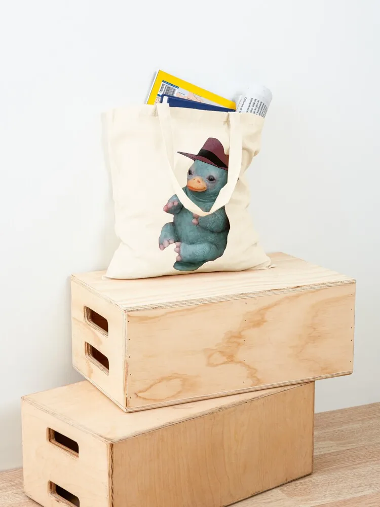 Baby Platypus Tote Bag custom canvas bag Canvas shoulder bag Eco Cloth bags