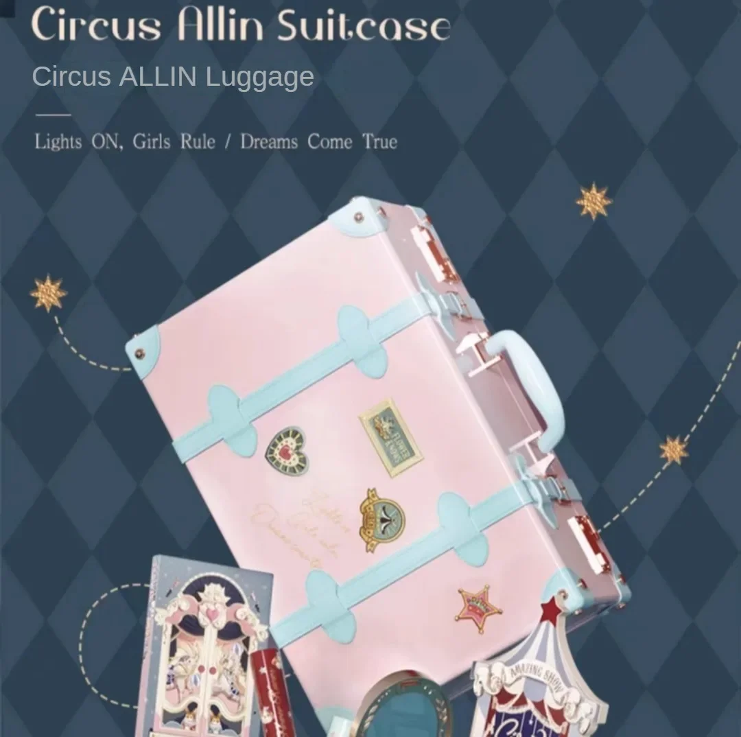 Flower Knows Peripheral Box Storage Box Handbag Mirror Hairpin, Handbook, Cherry Party Handheld Mirror Complete Collection