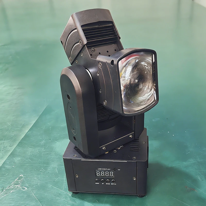 ミニledムービングヘッドビームライト-3x10w-rgbw-4in1-dmx512-リモートオートコントロール回転スポットステージライト-djディスコパーティーショー用