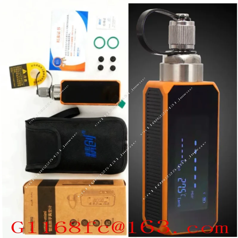 VGW-Mini Vacuum Gauge Micron Digital Micron Gauge Refrigeration Vacuum Tester Accurate Measurement for Refrigeration Maintenance