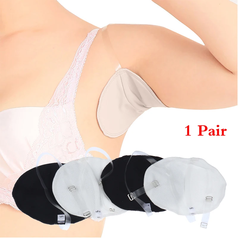 

1Pair Washable Underarm Sweat Pads Shield Armpit Absorbing Guards Dress Deodorant Pad