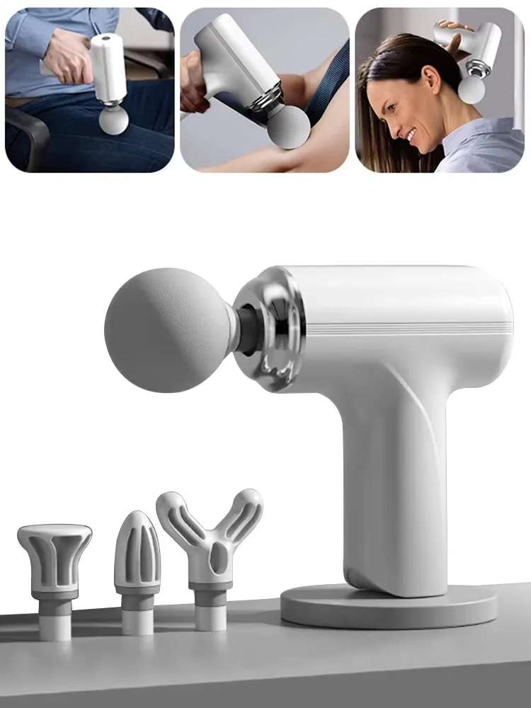 Fascia Gun Professional Muscle Massager Relaxation Device Massage Fitness Vibrator Multifunctional Mini Home Electric Tool
