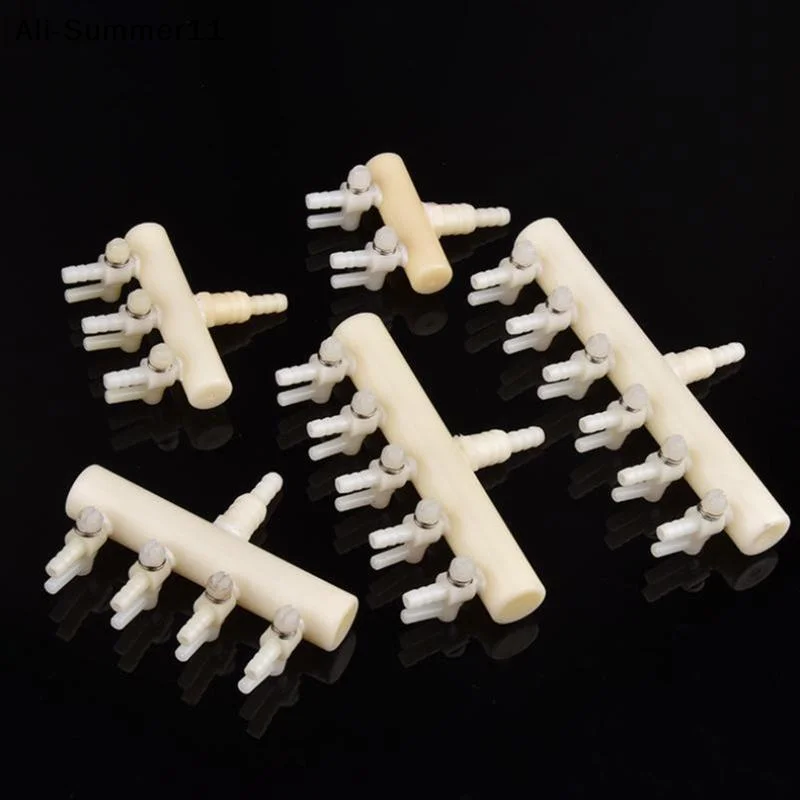 【A11】2/3/4/5/6Way Aquarium Air Pump Hose Splitter Oxygen Pipe Distributor Fish Tank Aeration Tube Air Flow Control Valve