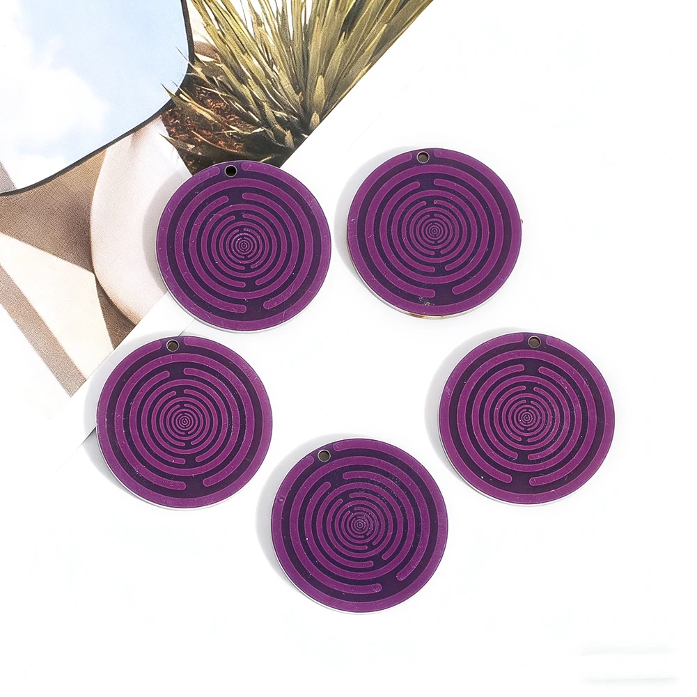 Polarizing Provide Energy Disk Pendant MWO Wave Oscillator Charms for Jewelry Making Awaken Self Earring Bracelet Accessories