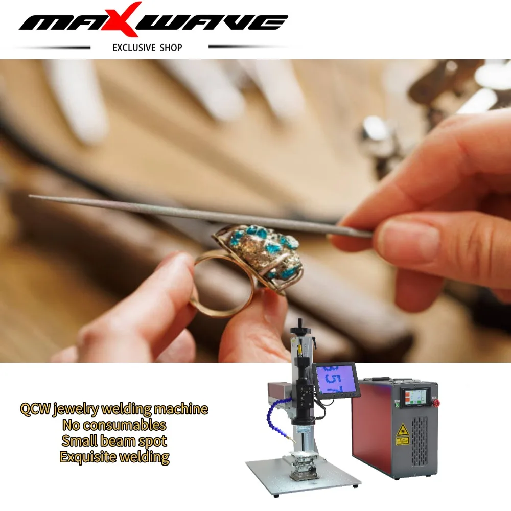 

handheld laser jewelry welder Maxwave For Thin Sheet And Mold Repair 200W 300W 500W QCW Pulsed Fiber Laser
