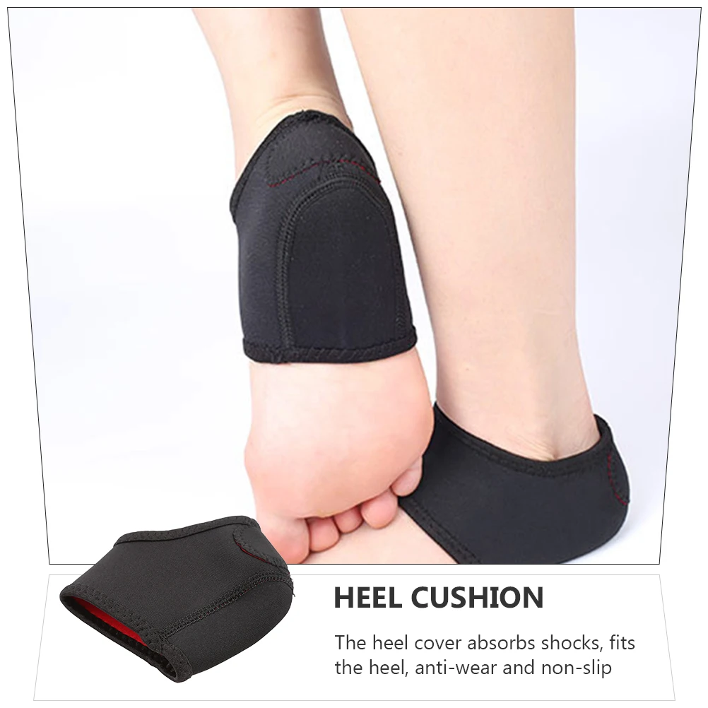 

2 Pairs Heel Protector Protective Cover Non-slip Sleeve Socks Ankle Pad Antislip Adults Damping Support