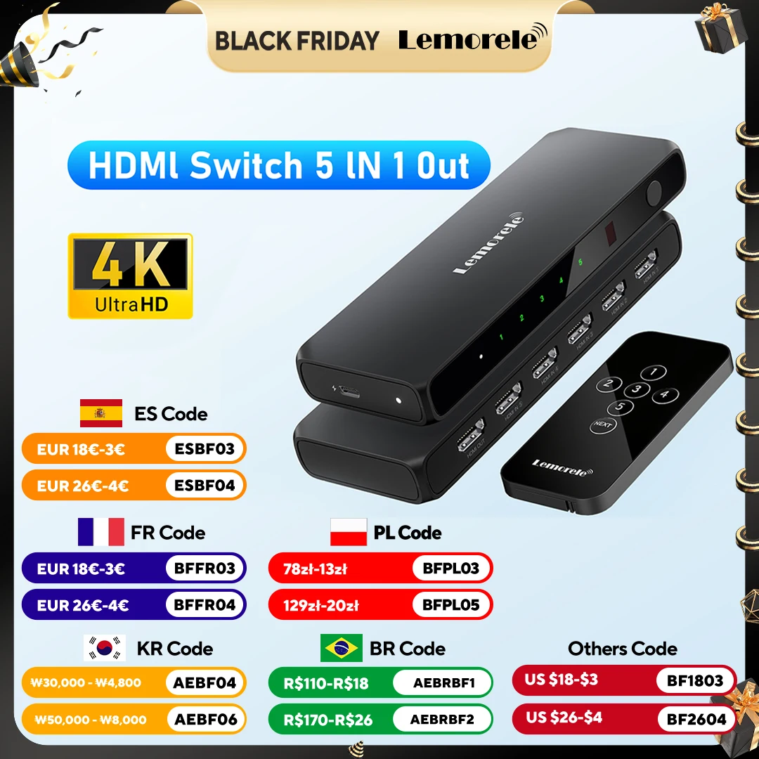 Lemorele Hdmi Switc… - image