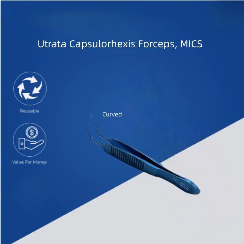 เครื่องมือจักษุวิทยา Utrata Capsulorhexis Forceps, MICS