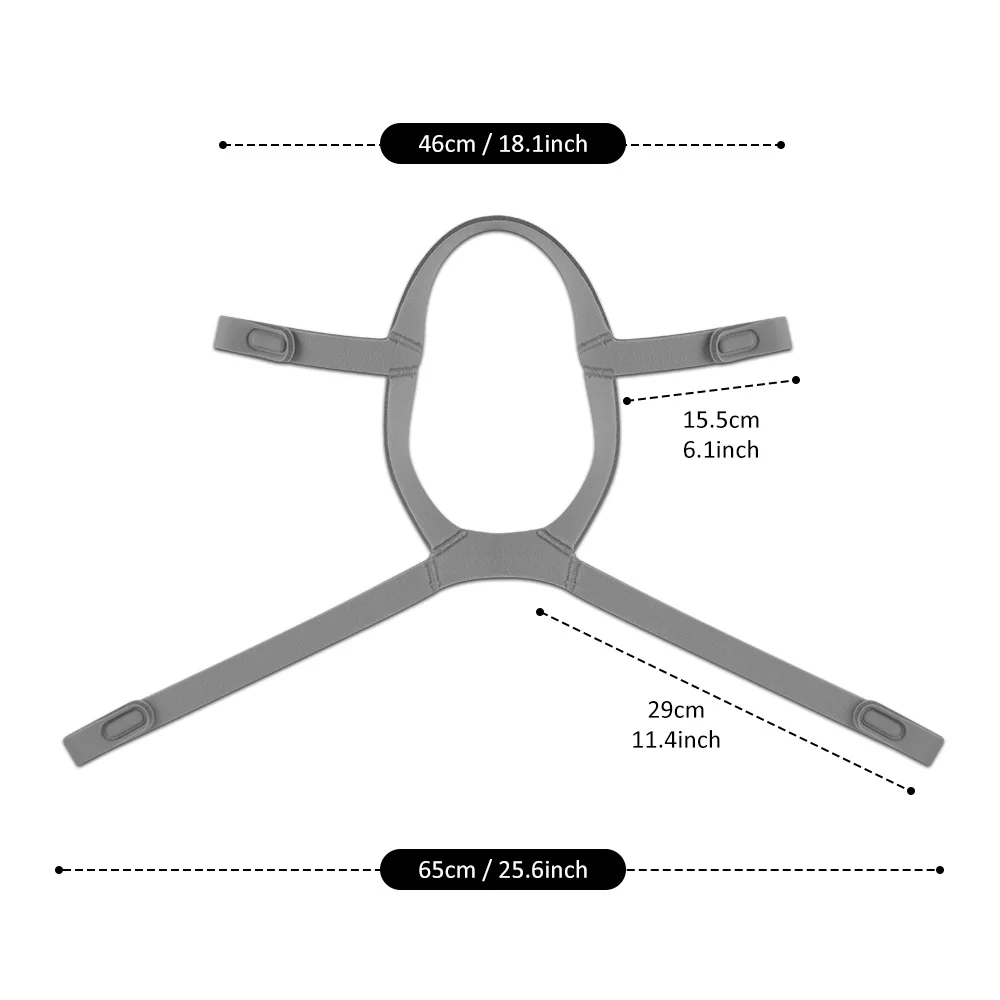 Head Band Headgear for Airfit F40 AirTouch F40 , Compatible with F40 , Head Strap , Adjustable Elastic CPAP Mask Strap