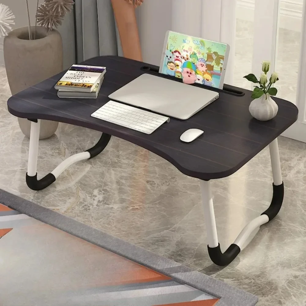 Foldable Learning Desk Computer Desk Protruding Window Small Table Portable Anti Slip Stable Table Multifunctional Bed Table