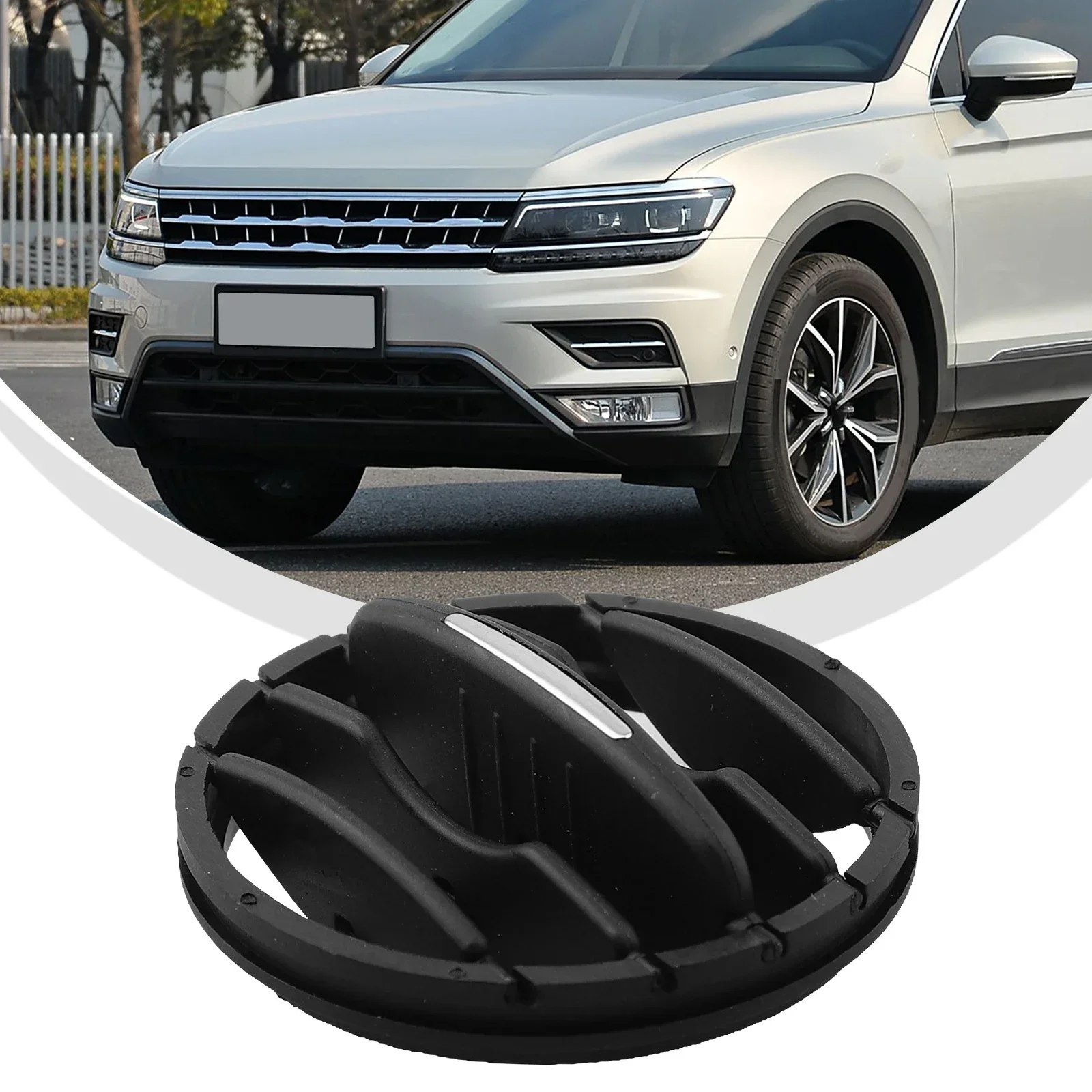 AC Vent Grille Air Circulation Vent For Cars Interior Black Color Easy Installation OEM Part Number For 5N0819203