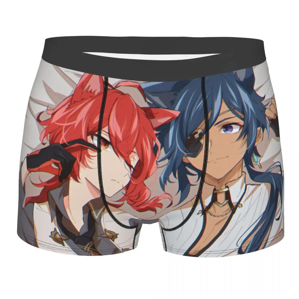 Genshin Impact Underpants Breathbale Panties Men\'s Underwear Sexy Shorts Boxer Briefs