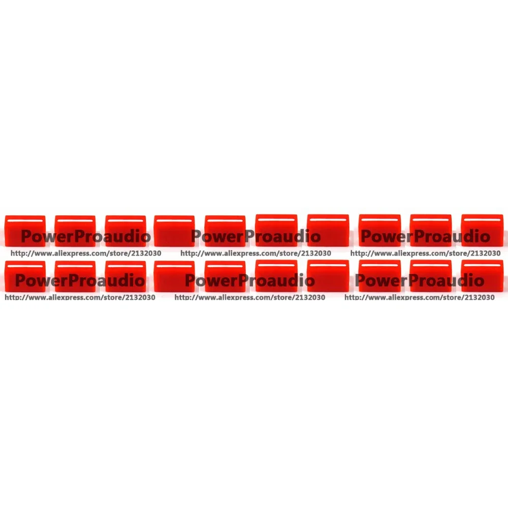20 pcs New Channel Cross fader Fader Cap Knob For  56 57 61 62 64 68( orange Color )