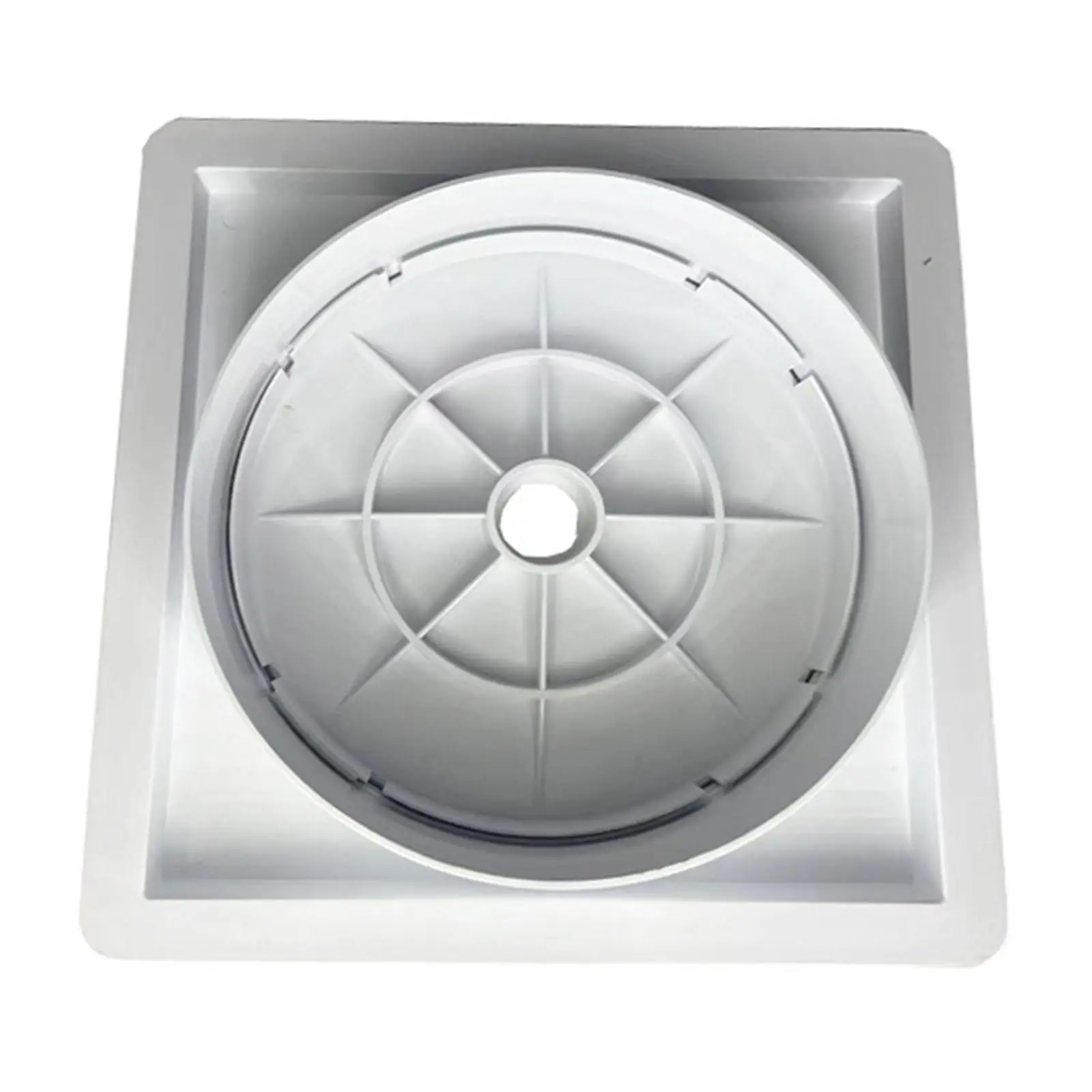 2Pcs Pool Skimmer Accessory, Pool Skimmer Cover Plate and Extension Collar, Sturdy Universal Skimmer Lid Skimmer Deck Cover