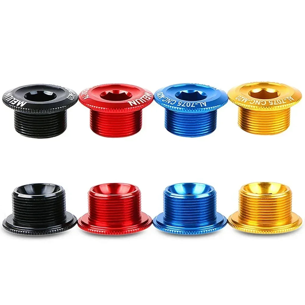 

M20 CNC Bike Crank Arm Fixing Bolts Aluminum Alloy Bicycle Cover Crankset Screw Cap For-Shimano XT XTR FSA Cycling Accessories