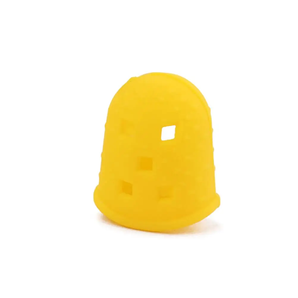 

4 Pcs Silicone Finger Protectors Guitar Finger Guards Reusable Thumb Caps for Beginners M Ukulele Banjo Instrument